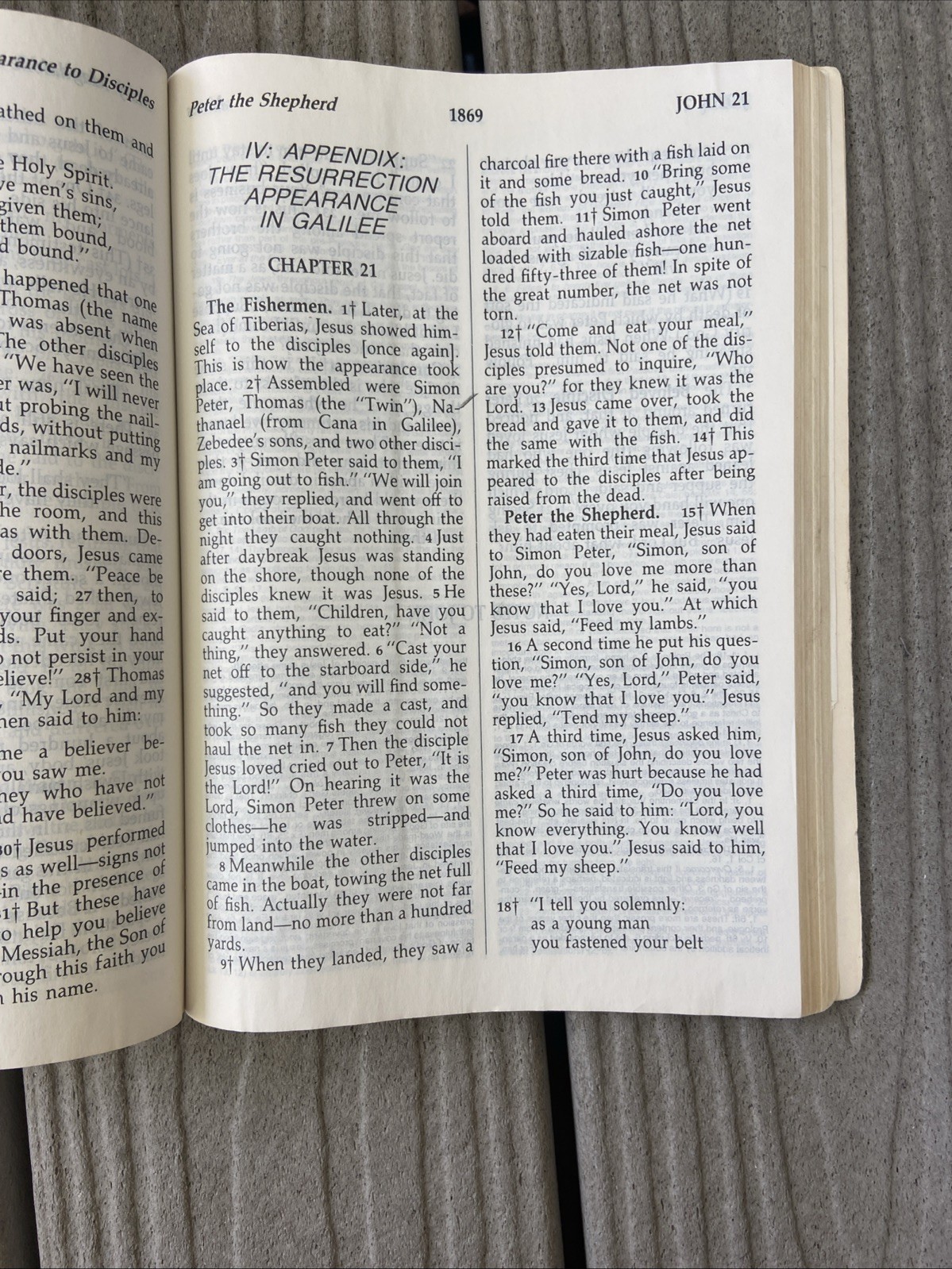 Holy Bible New American Bible Giant Print Catholic Edition 1976 SC