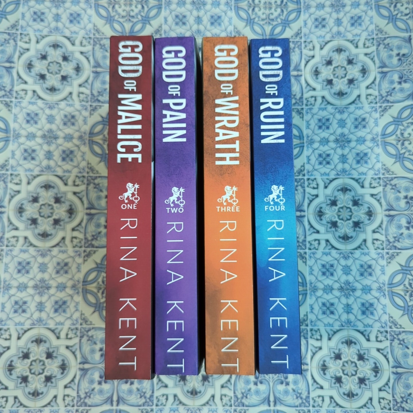 Rina Kent Legacy of Gods OOP Model Paperback (Malice Pain Wrath Ruin)