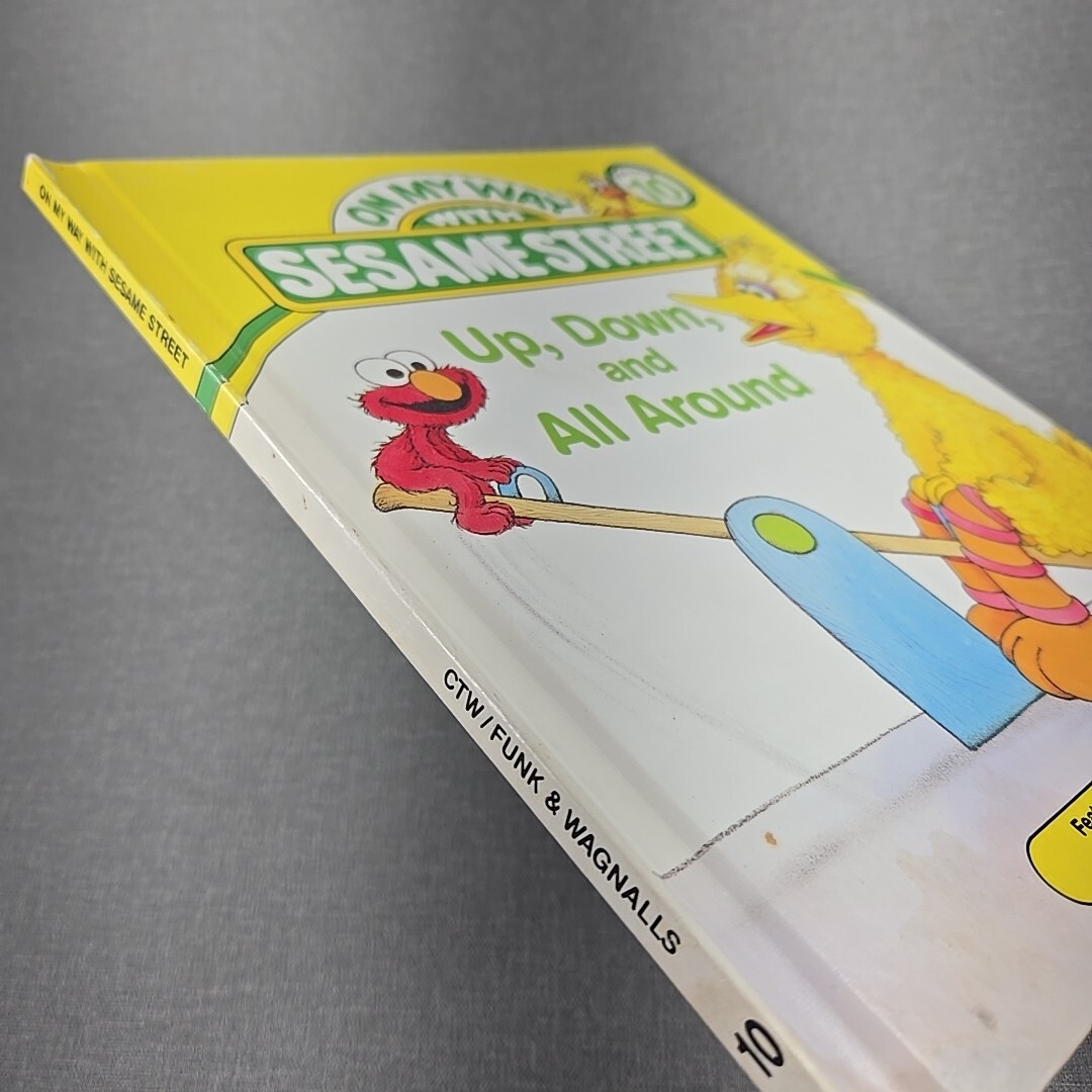 On My Way with Sesame Street UP DOWN AROUND Volume 10 Hardcover Book