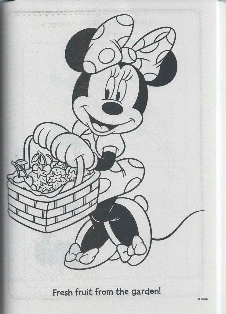 224 Page Disney Mickey Minnie Mouse Coloring Book Children’s Boys Girls Kids