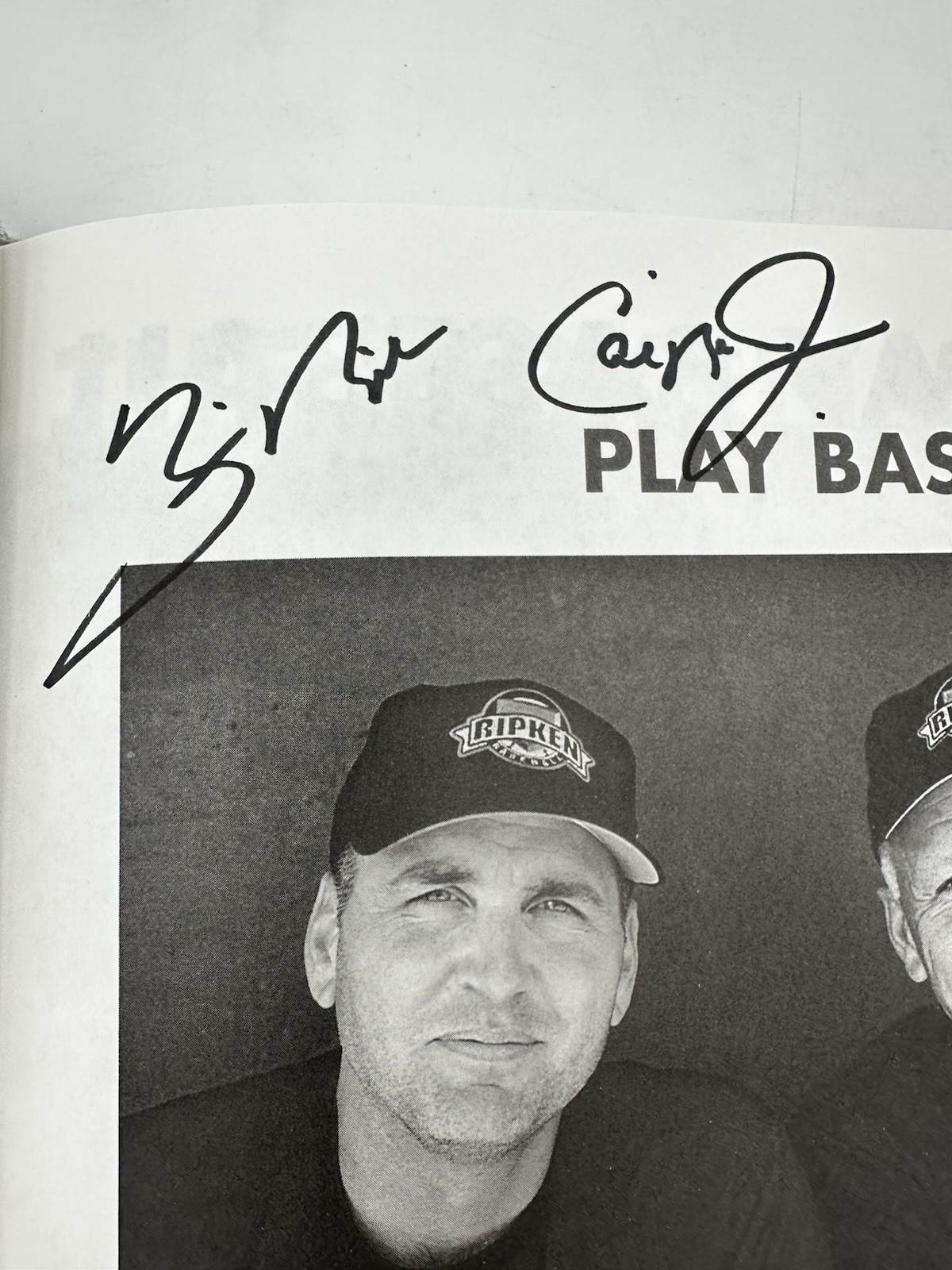 Play Baseball the Ripken Way SIGNED By Cal Ripken Jr. Hardcover