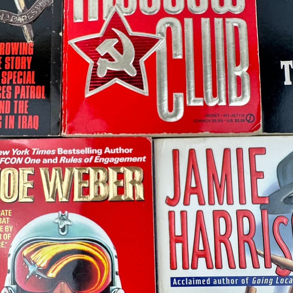 Lot of 5 Mystery War Crime Fiction PB Books/Novels Multiple Titles/Authors