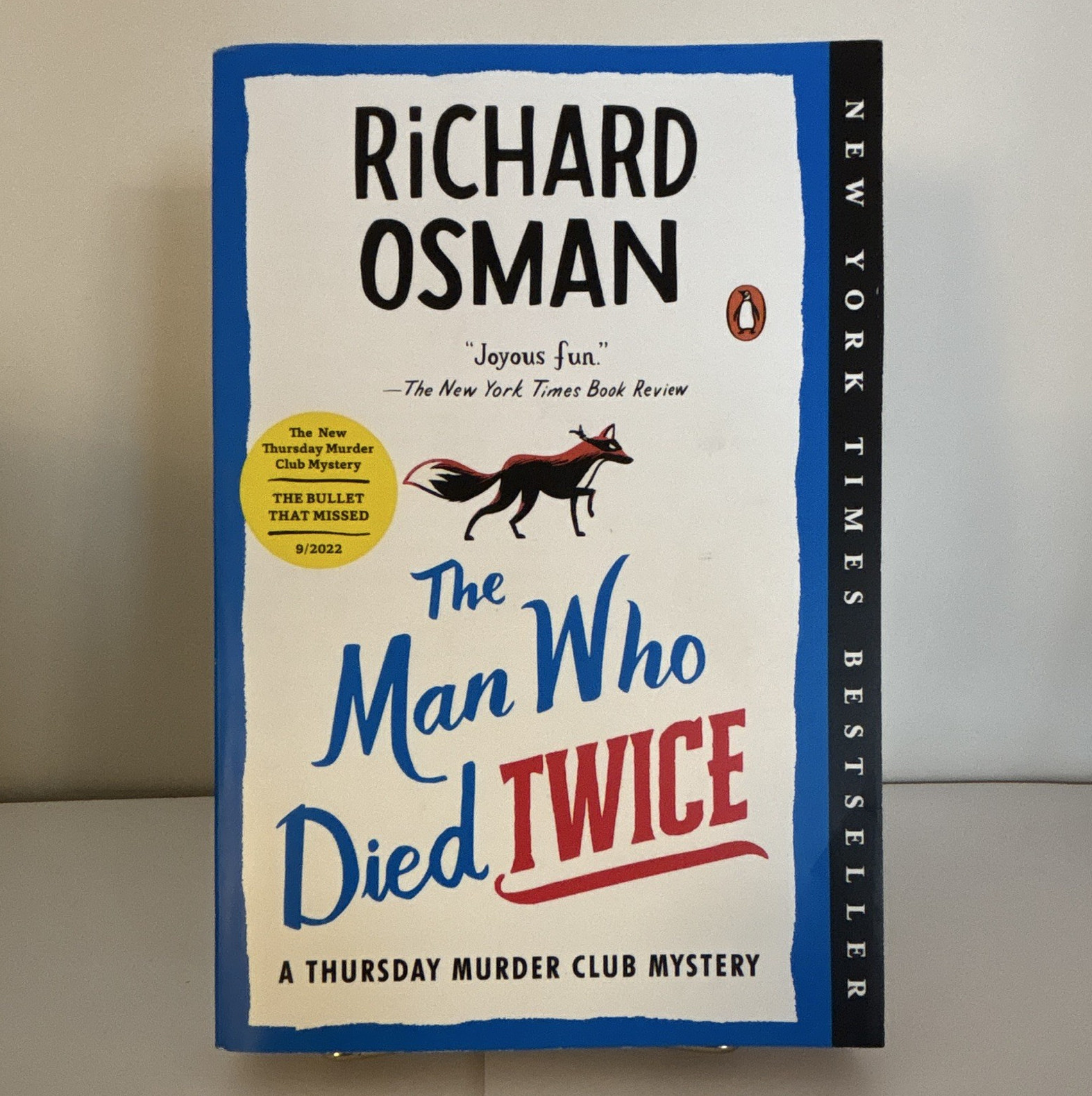Richard Osman The Man Who Died Twice Thursday Murder Club PB Penguin Mystery