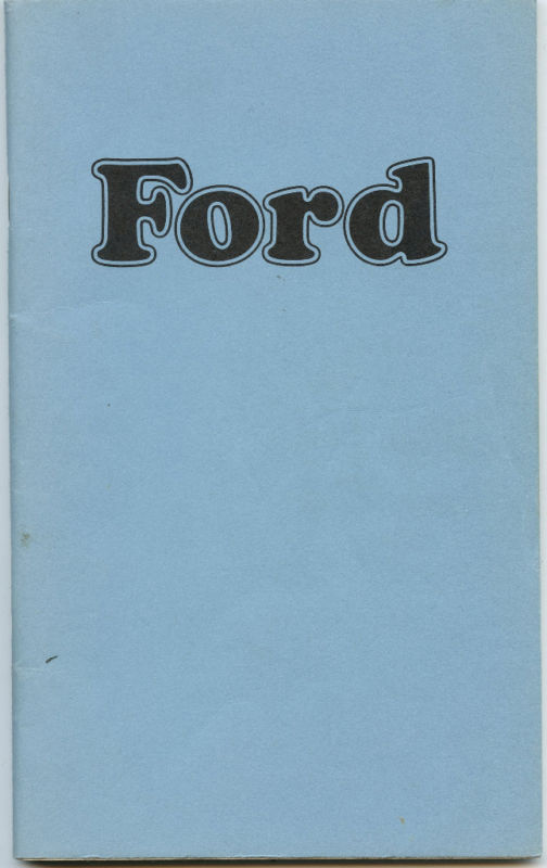 1974 Ford Owner’s Manual – Galaxie 500