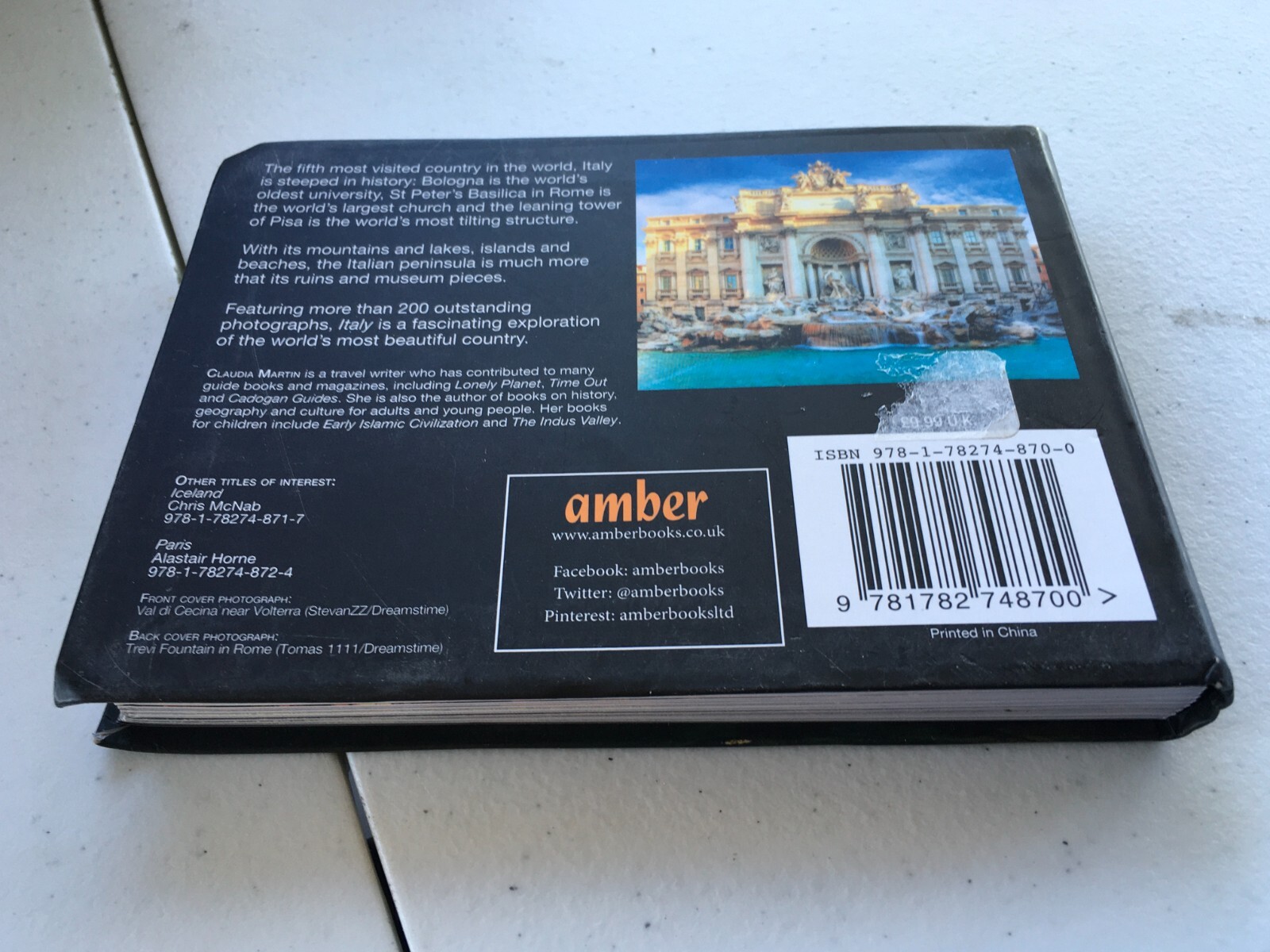 Italy Visual Explorer Guide Paperback 224 Pages