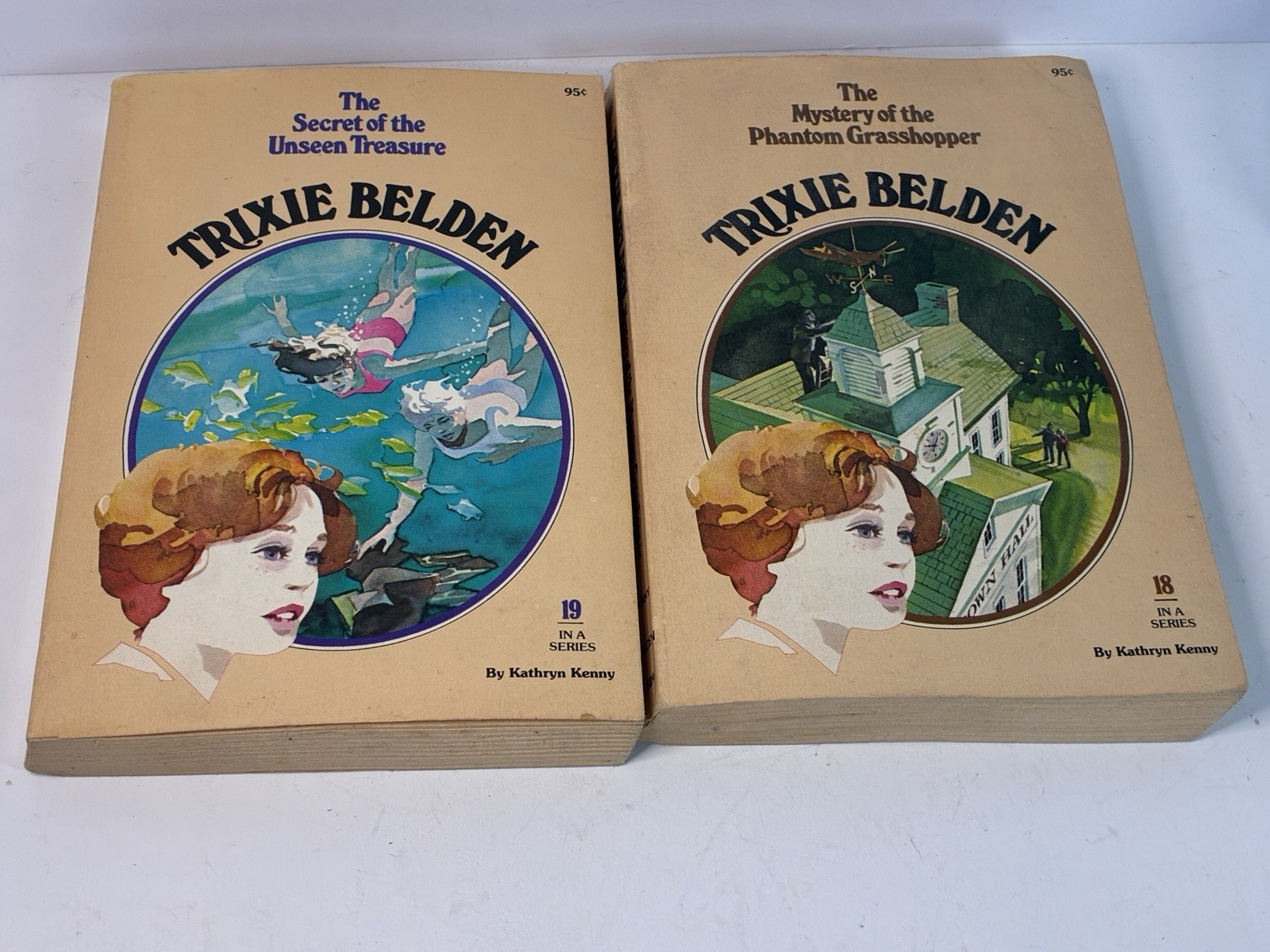 Whitman Trixie Belden books FREE SHIP Vintage Lot 4 HC and Paperback