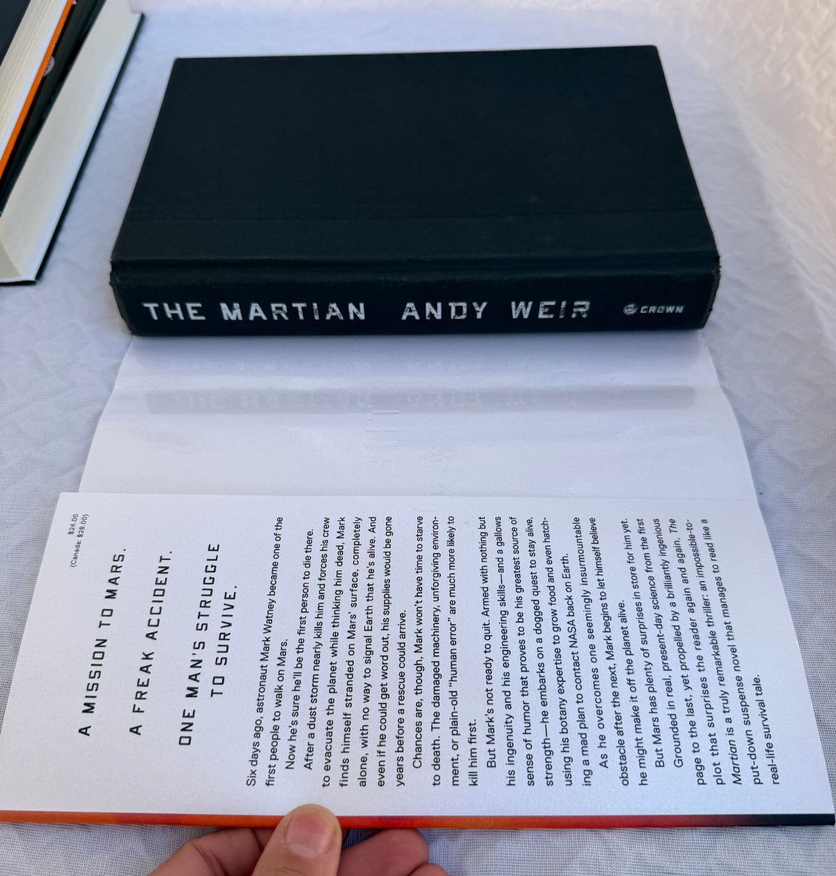 Set of Andy Weir HCs – 1st/1st Martian 1st/1st Artemis 1st/1st Project Hail Mary