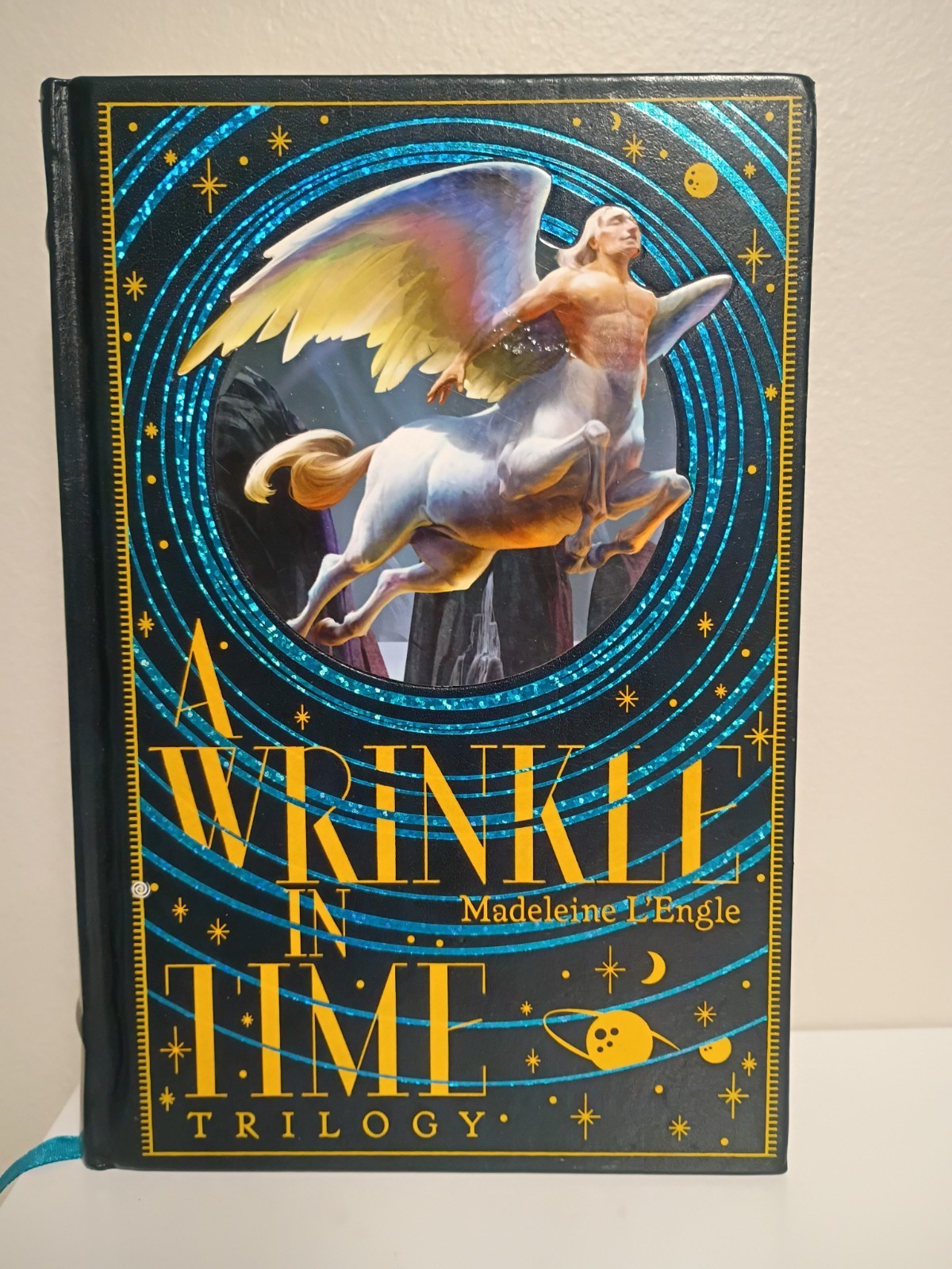 A Wrinkle In Time Trilogy by Madeleine L’Engle Barnes & Noble Leather Bound Ed.