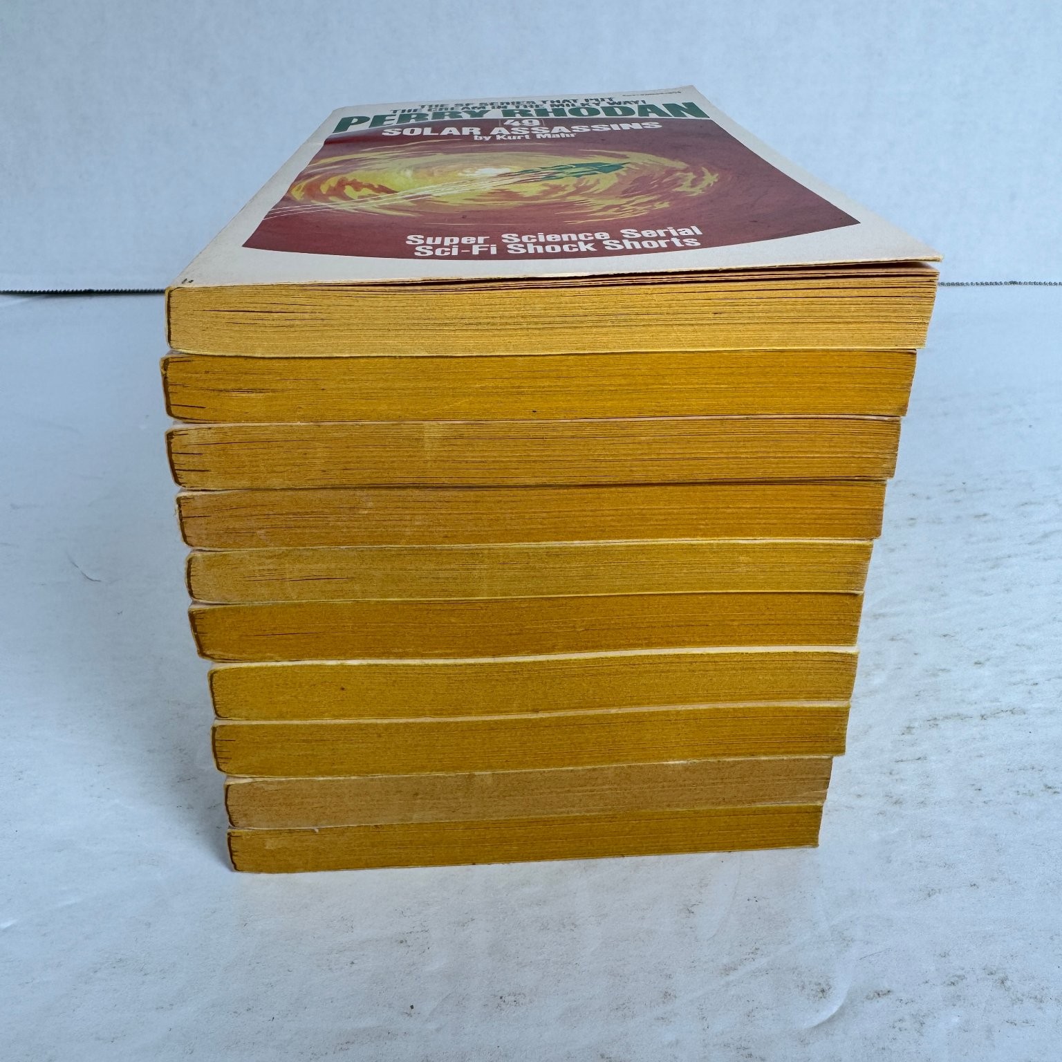 Perry Rhodan Books 40-49 Lot Ace First Printing 1974 Sci-Fi Space Opera Vintage