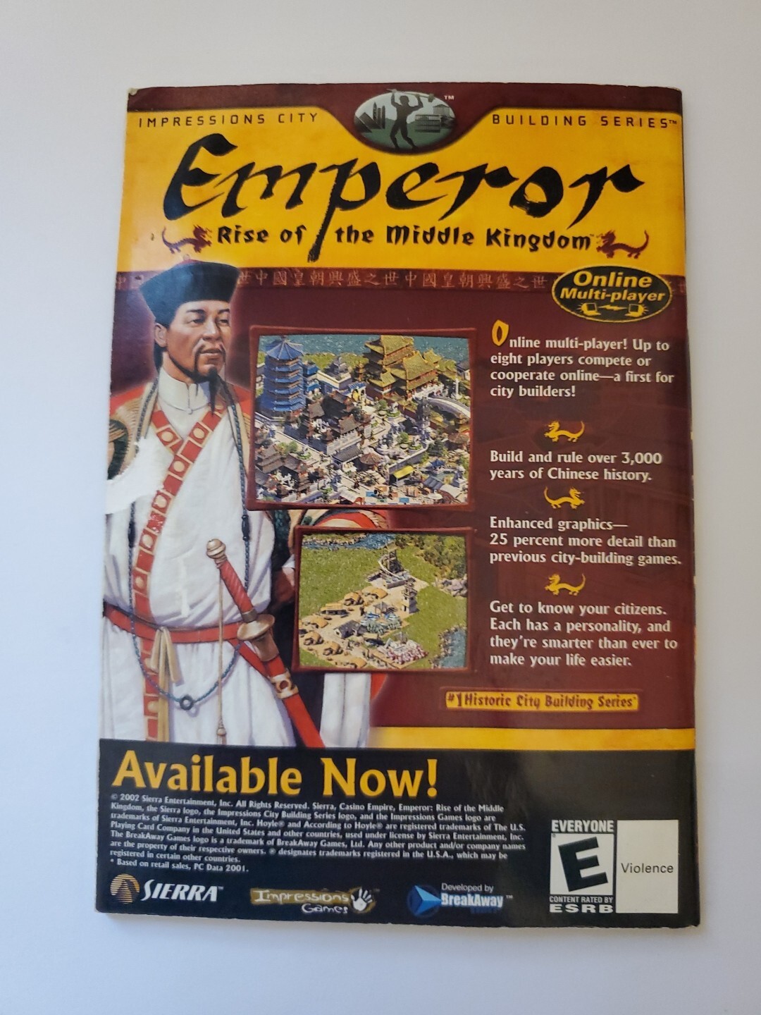 Casino Empire Instruction Book Only Paperback 56 Pages Booklet