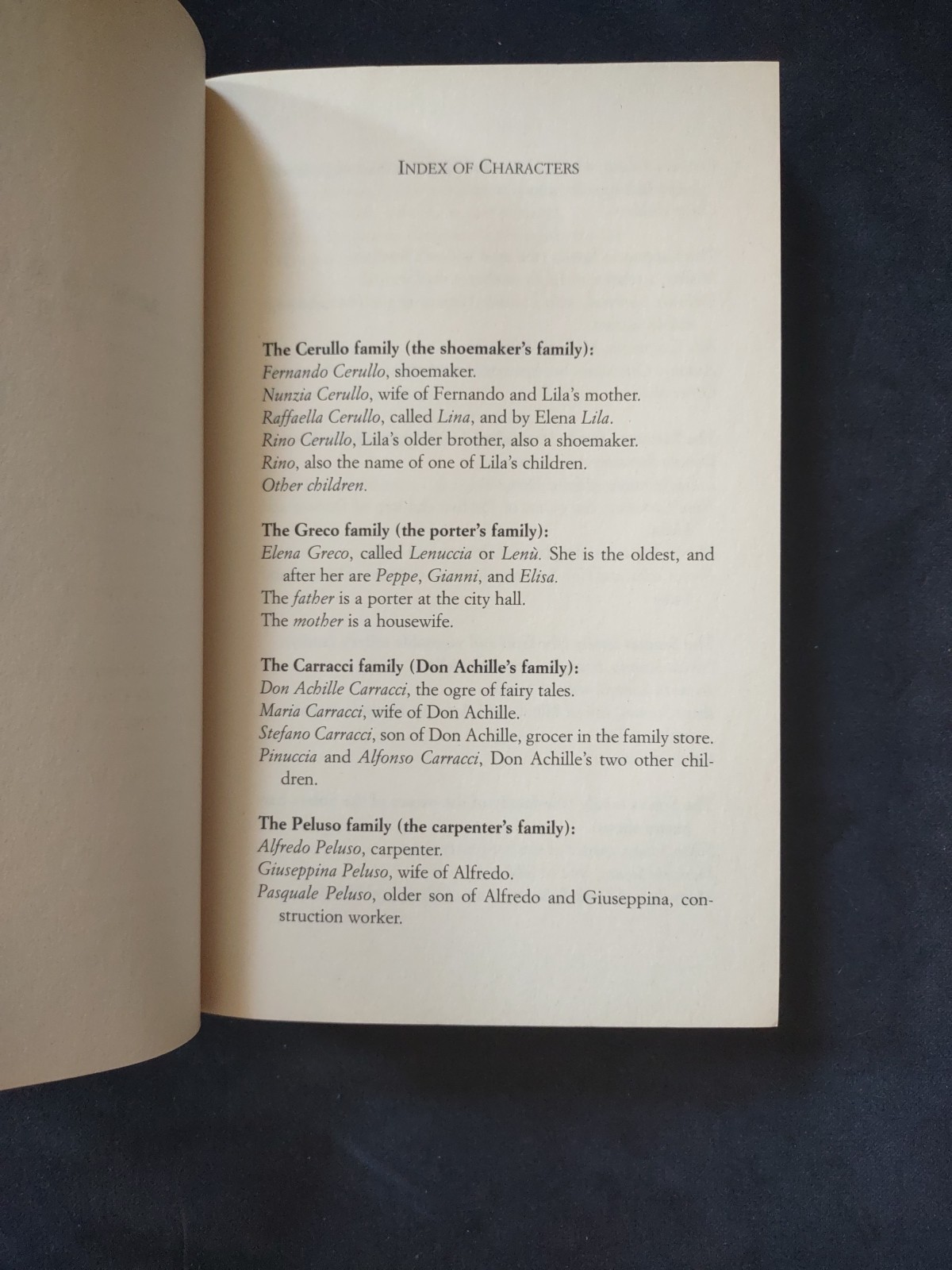 MY BRILLIANT FRIEND Neapolitan Novels Book One Softcover Ferrante Italian Author