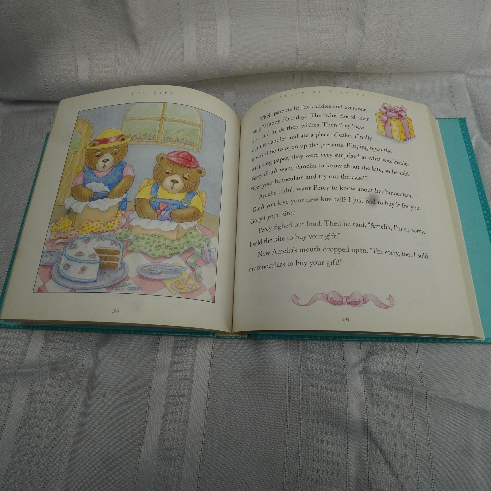 Treasury Of Virtues Courage Love Honesty Kids Illustrated Hardcover Storybook