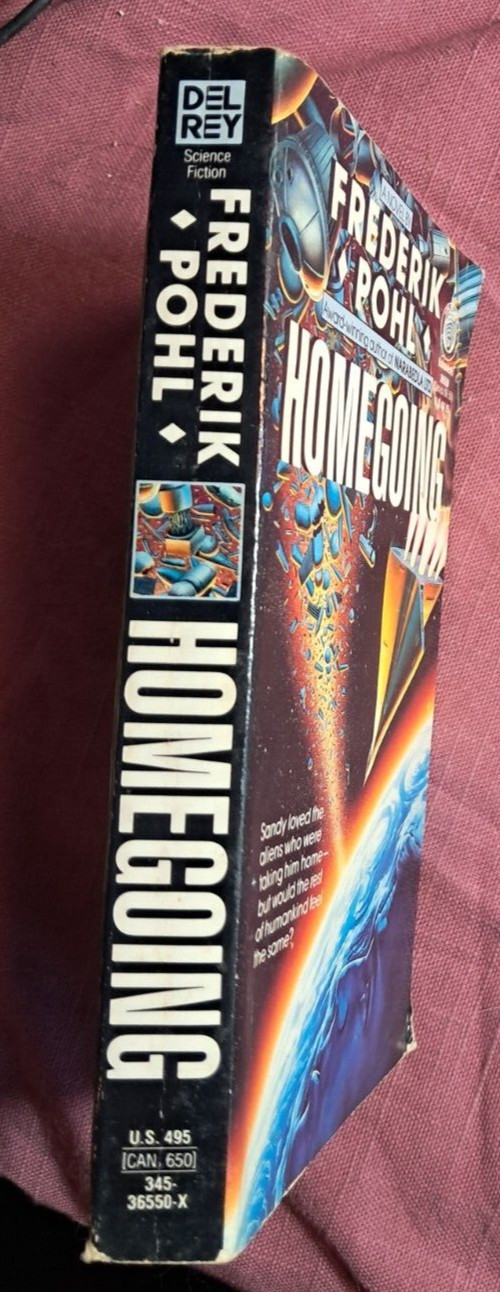 Frederik Pohl Homegoing Del Rey Vintage science fiction Fantasy paperback 1990