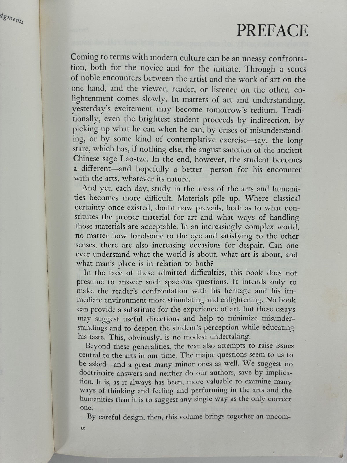 Modern Culture and the Arts James B. Hall Barry Ulanov 1967 McGraw-Hill Vintage