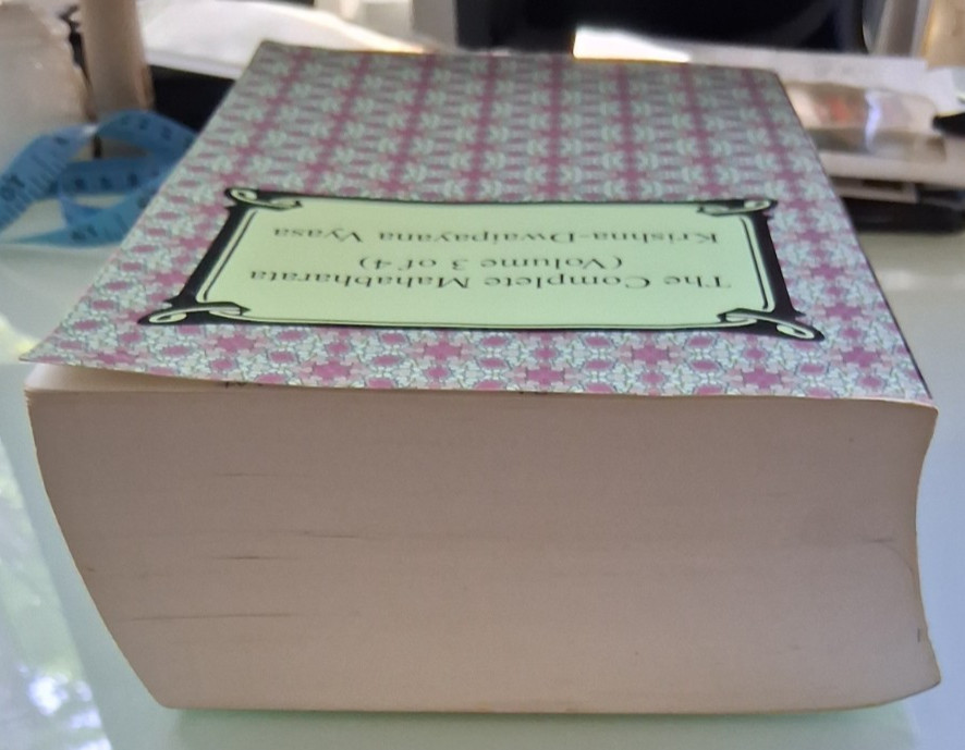 The Complete Mahabharata Volume 3 Of 4 Krishna Dwaipayana Vyasa Mahabharat Book