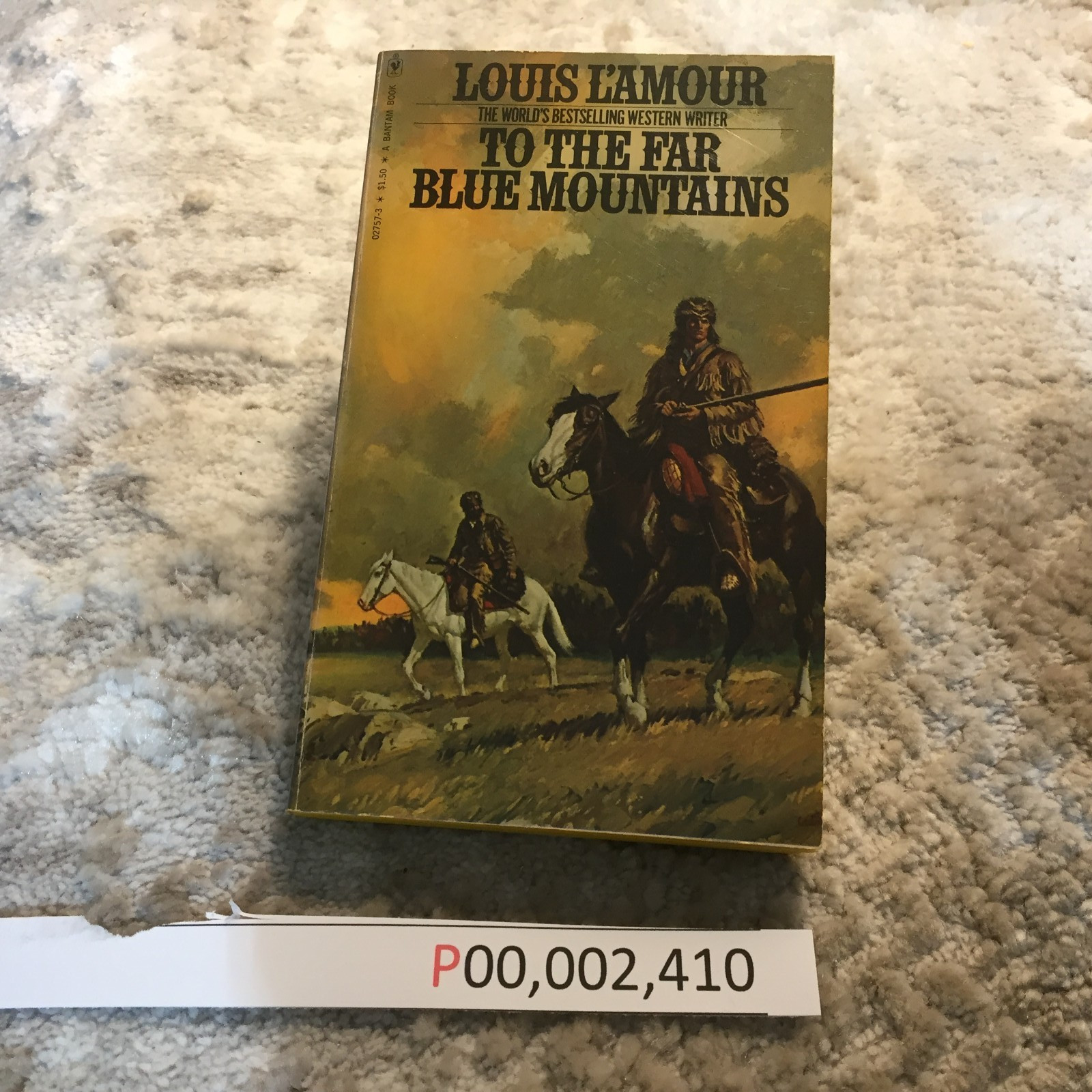 To The Far Blue Mountains Louis L’Amour 1977 Bantam Books Frontier Survival