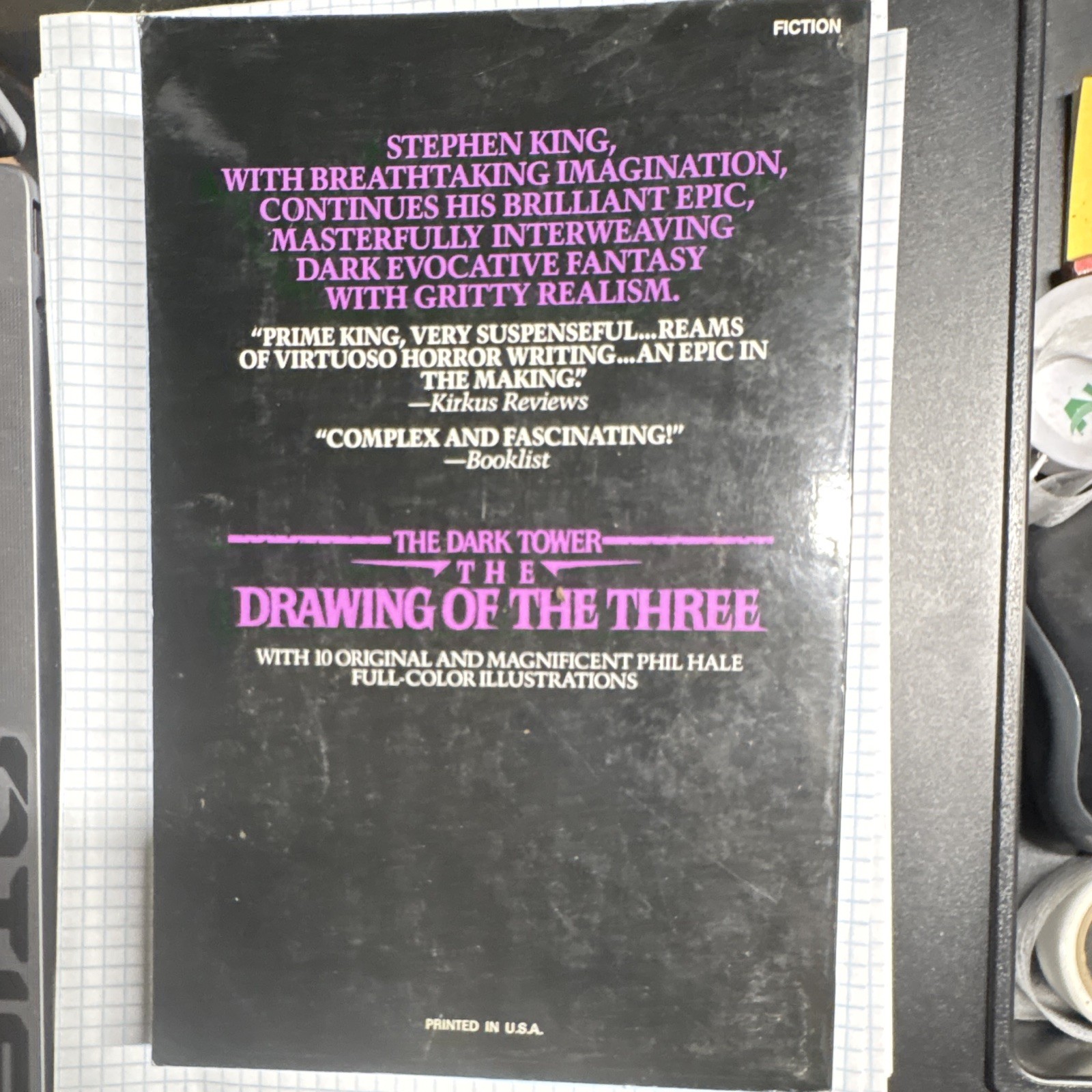 Stephen King The Drawing of the Three (Dark Tower II) 1989 Plume PB Illustrated