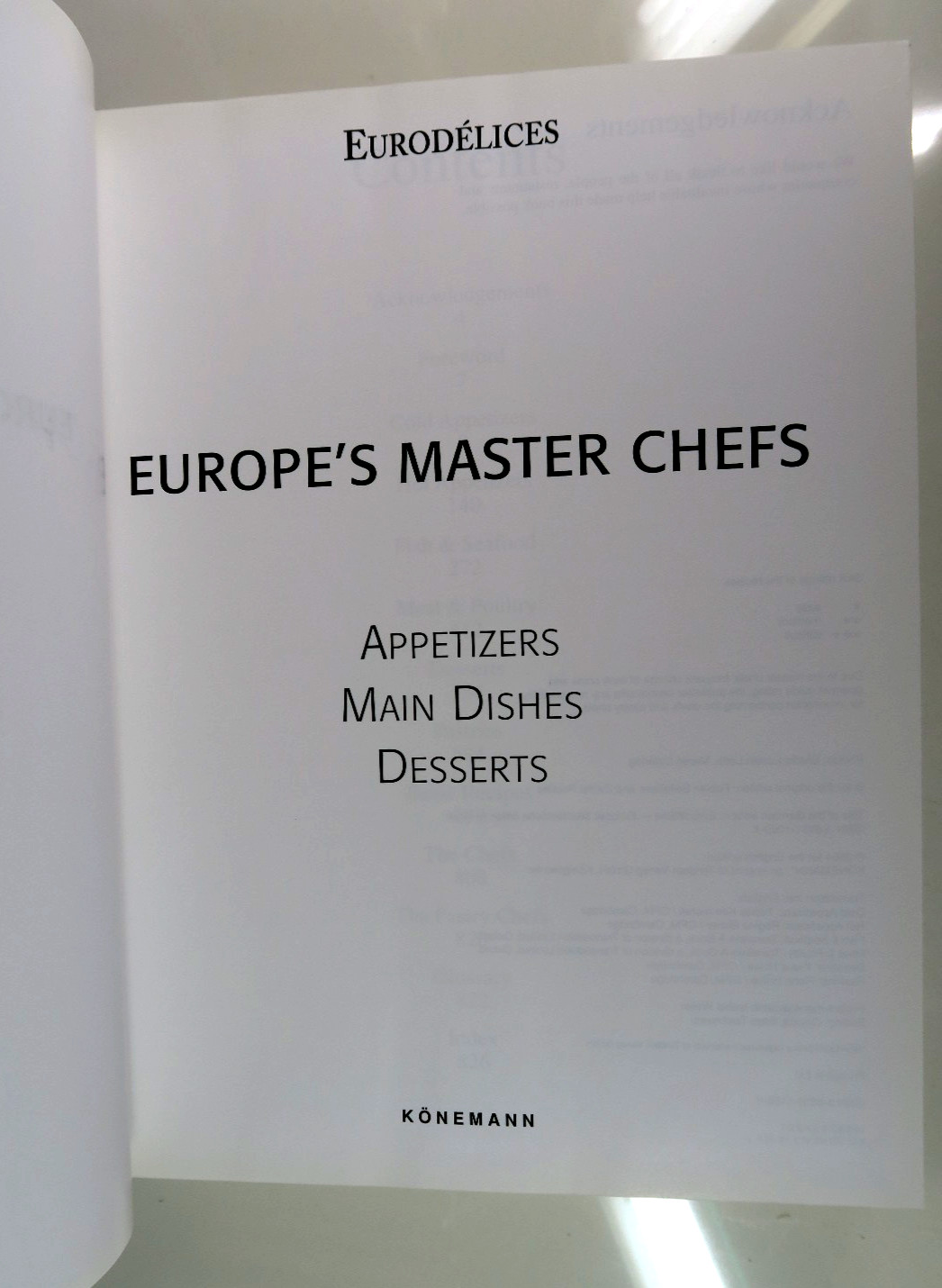 Europe’s Master Chefs – Erodelices and Bellhasen Large Format HC/DJ ©2004