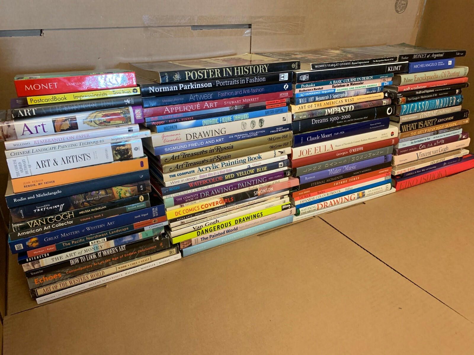 Lot of 15 LBs ART History Books: Renaissance Modern Cubism Nouveau Realism +More