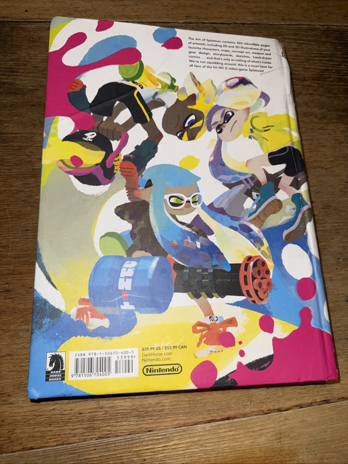 The Art of Splatoon – Hardcover, by Nintendo – Acceptable