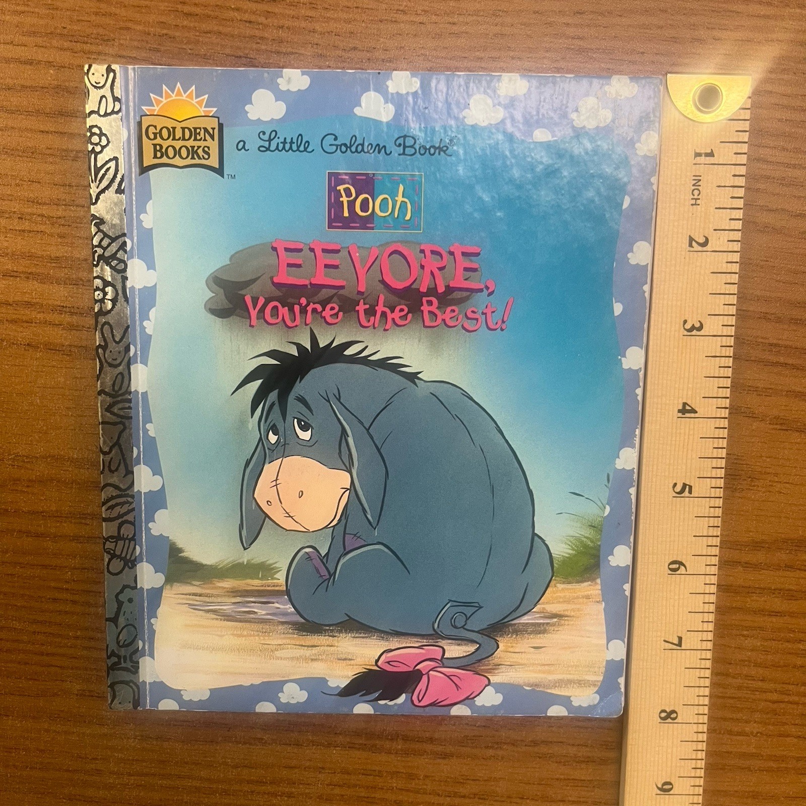 2 Pooh Bear Books & 2 VTG Plush Tigger 6″ hardback Little Golden Disney Friends