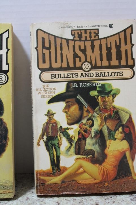 The Gunsmith Adult Western Romance Paperback Books by J R Roberts Lot of 21
