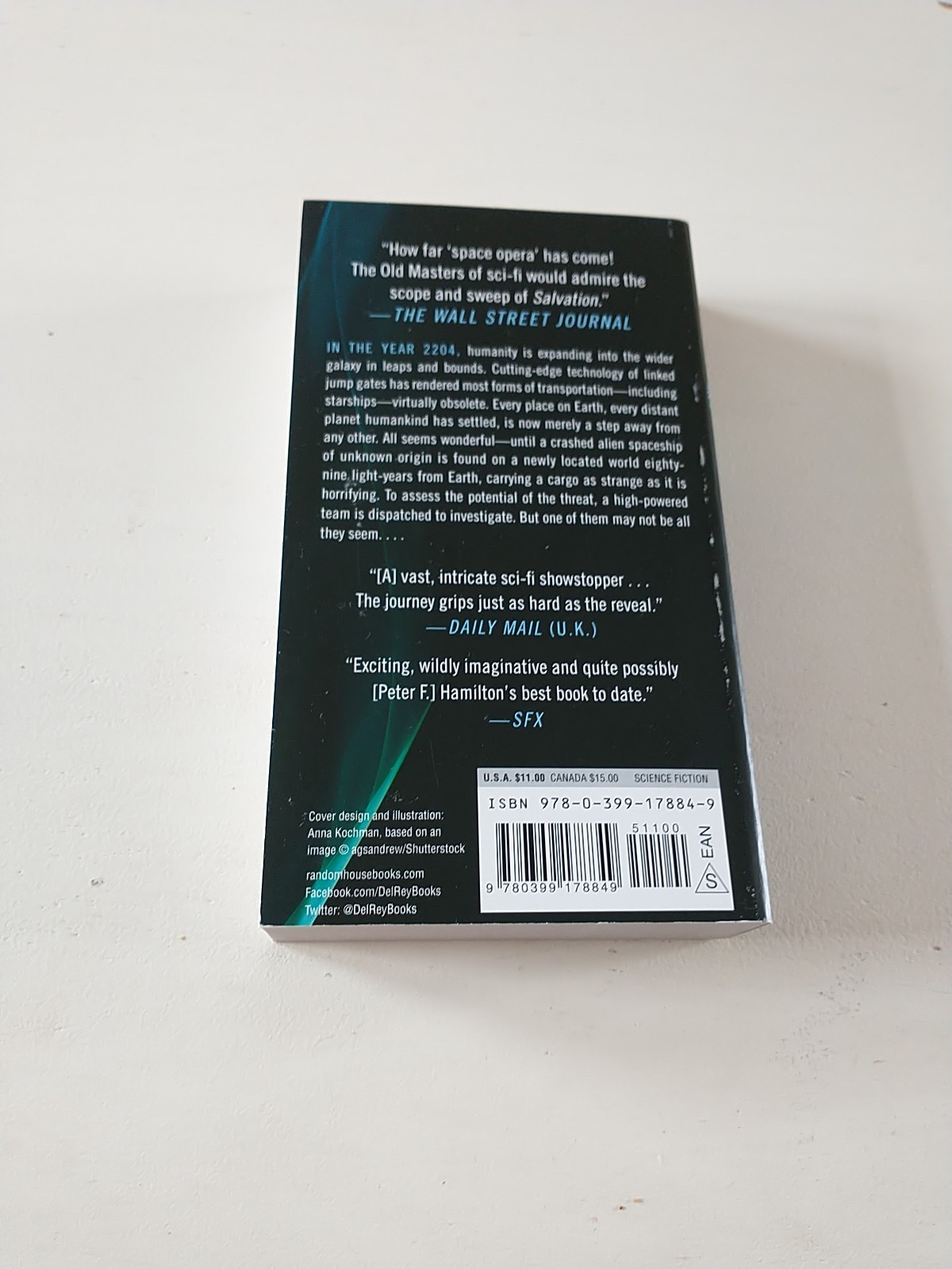 Salvation : A Novel by Peter F. Hamilton (2019, Us-Tall Rack Paperback)