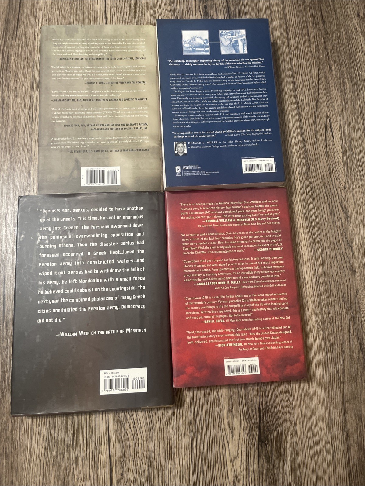 Lot of 4 Military/History Books-WW2-Countdown 1945-War-Hardcover-Great Condition