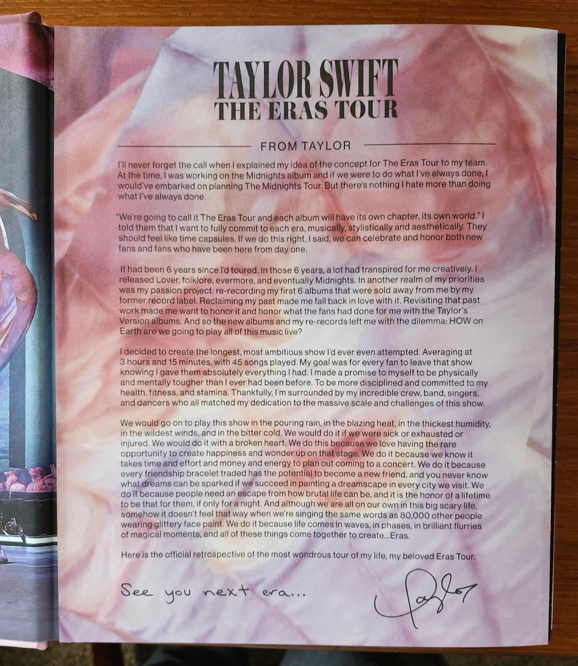 New Official Taylor Swift The Eras Tour Book Hardcover