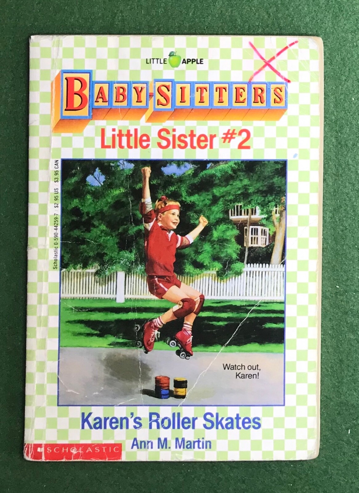 Babysitters Little Sister #2 Karen’s Roller Skates Ann M Martin library copy