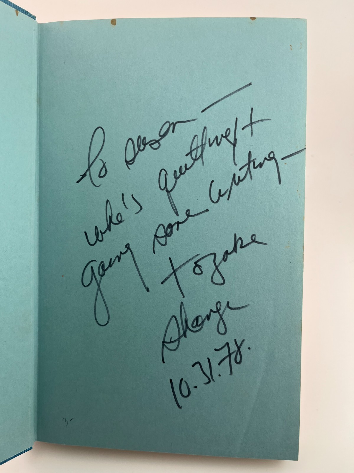 Ntozake Shange / Nappy Edges ~ Signed ~ 1st Edition ~ Black feminist poetry
