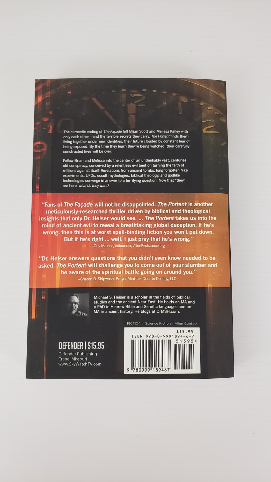 The Façade Saga: The Portent by Michael S. Heiser (2014, Trade Paperback) New