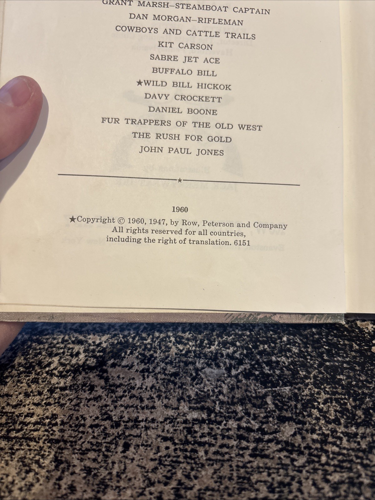 The American Adventure Series Wild Bill Hickok A. M. Anderson 1960 Western