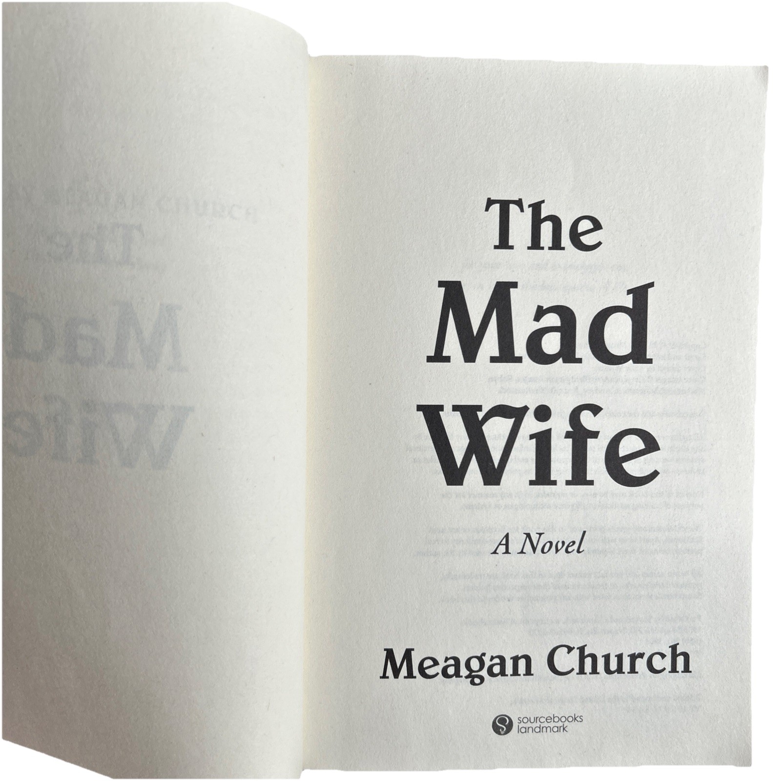 Mad Wife : A Novel by Meagan Church (2025, Trade Paperback)