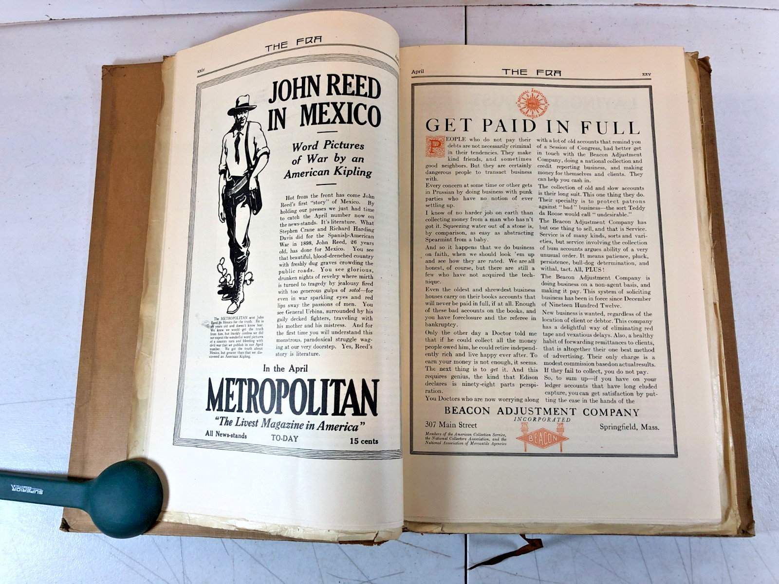 Vol 13: The FRA: Exponent of The American Philosophy, April-Sept 1914, E-119