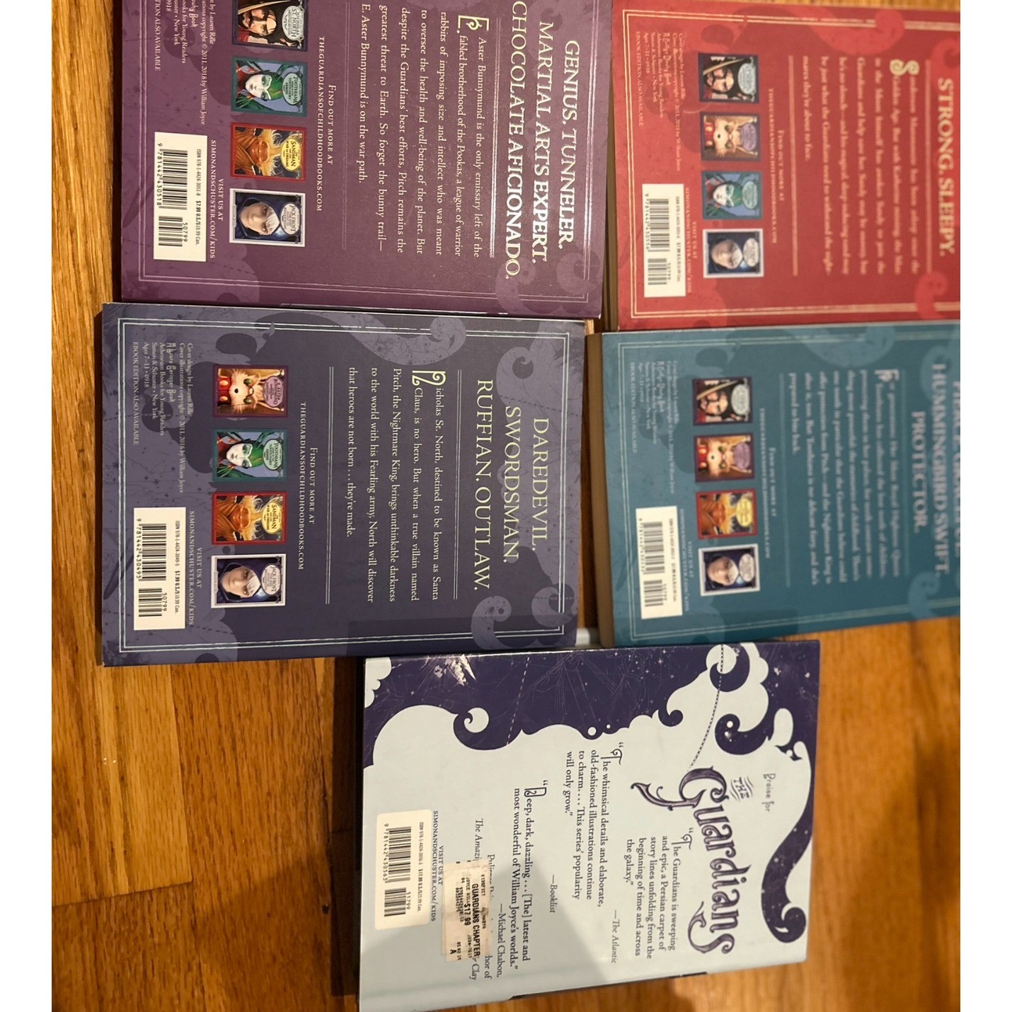 William Joyce The Guardians of Childhood Book Set Multicolor Fantasy Whimsical