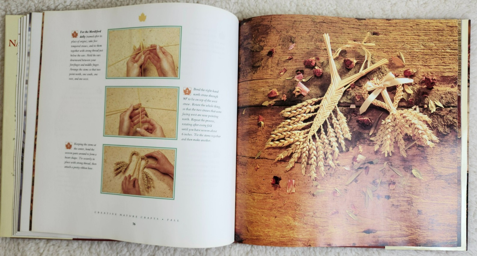Vintage Creative Nature Crafts Hardback Book for Each Season by Alison Jenkins