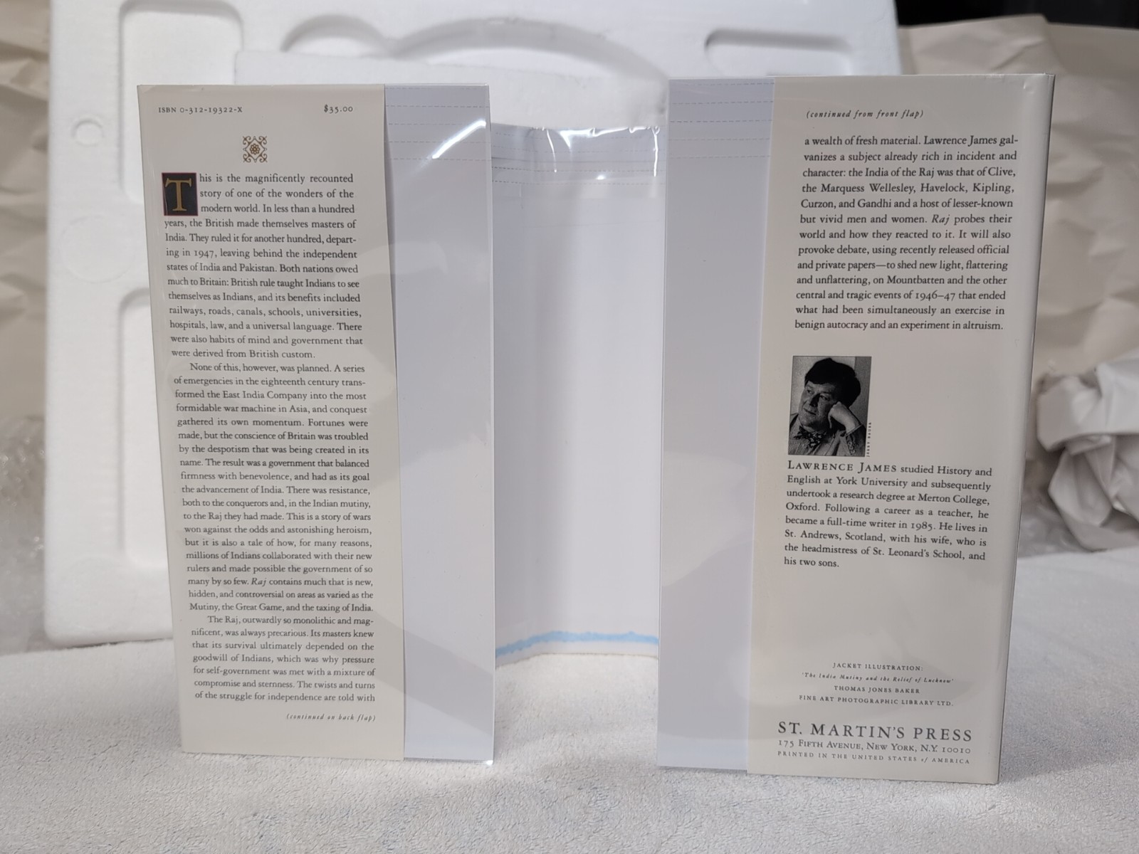 RAJ BRITISH INDIA Making and Unmaking by Lawrence James (1998) 1st/1st + Mylar!!