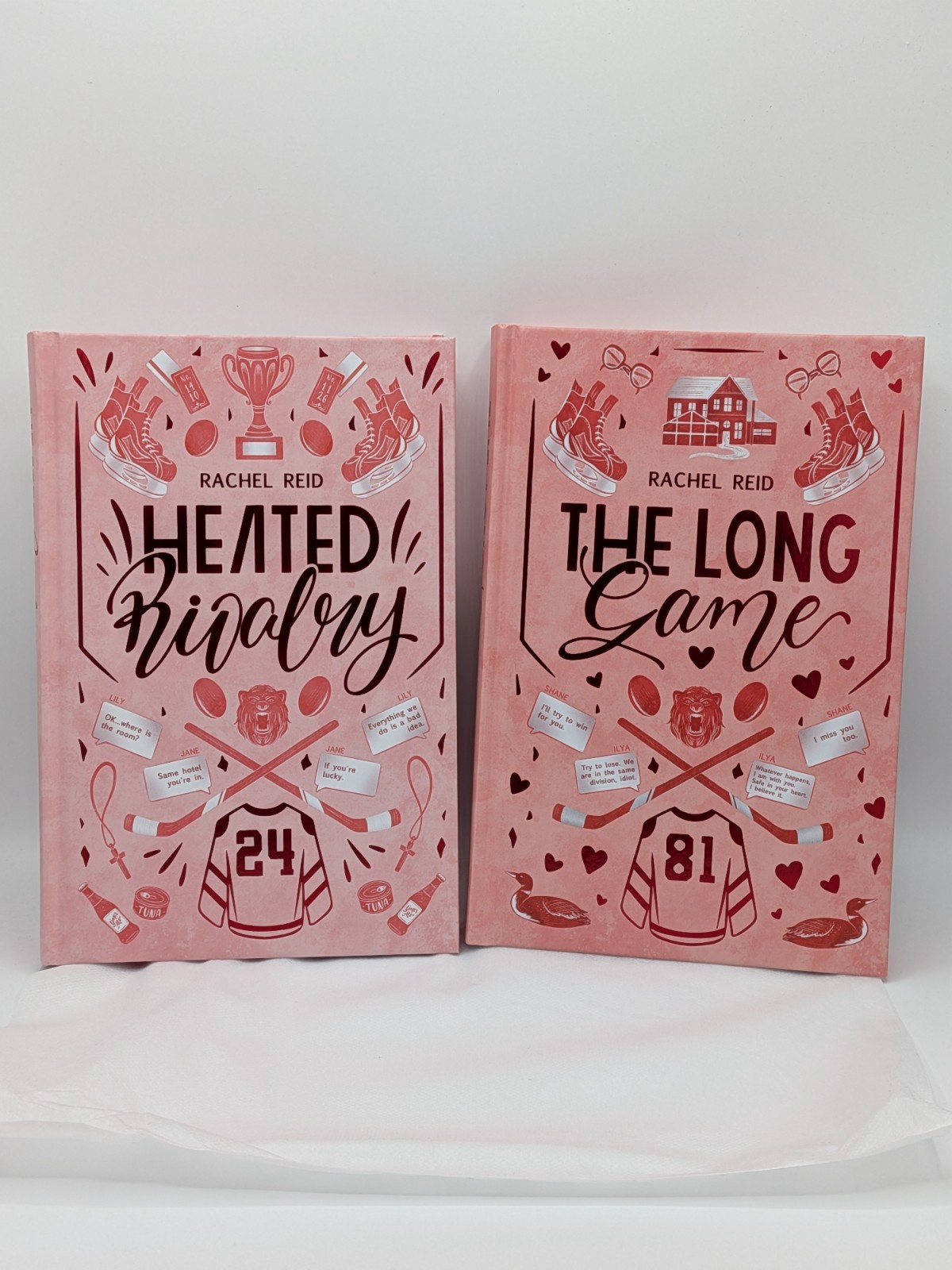 SIGNED Rachel Reid Heated Rivalry & The Long Game Mahogany Mail Limited Edition
