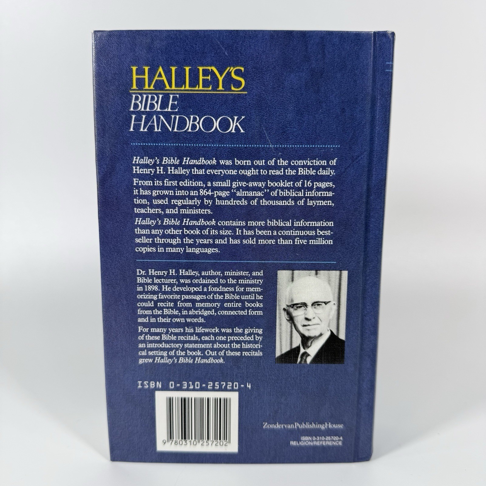 Halley’s Bible Handbook By Henry H. Halley – Hardcover 1998