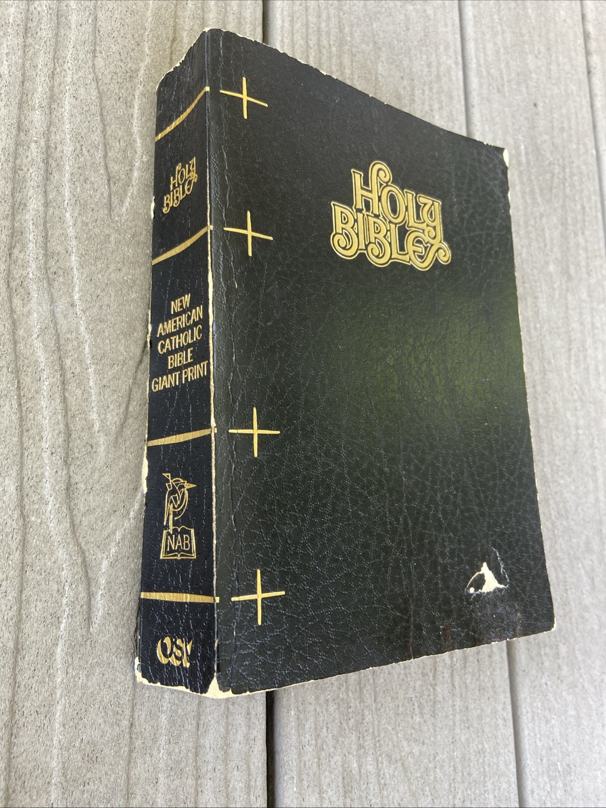 Holy Bible New American Bible Giant Print Catholic Edition 1976 SC