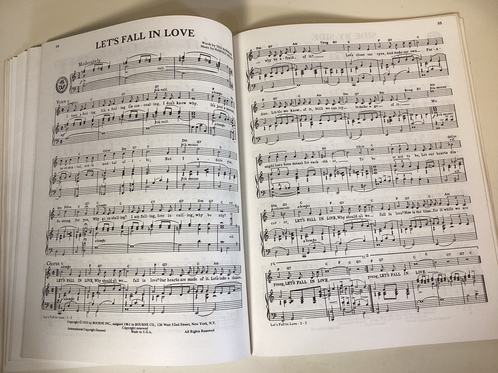 Songs Of Nostalgia Vocal Edition No 2 – Songbook 1978 – Sheet Music – 104 Pages