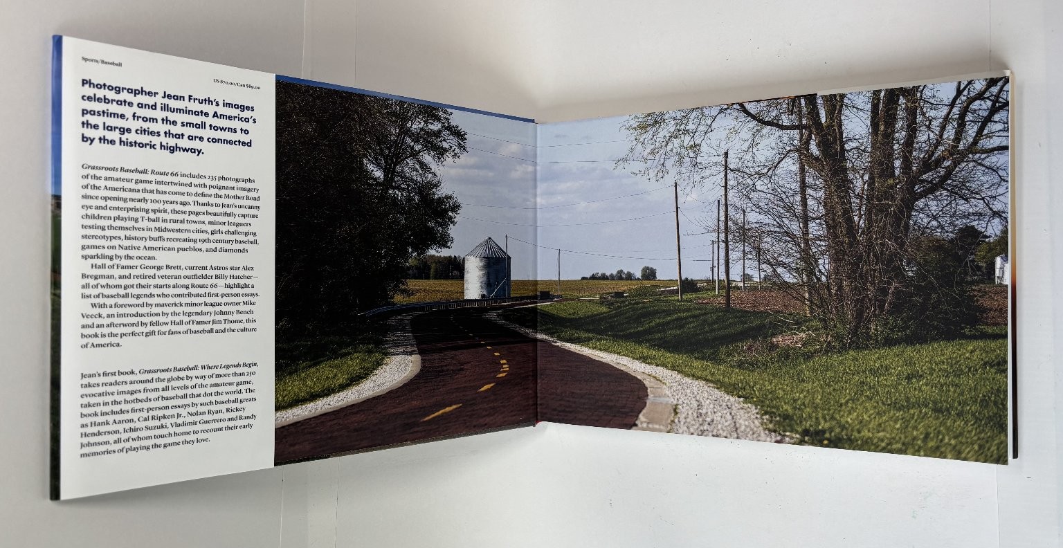 Grassroots Baseball Route 66 Jean Fruth 2022 First Edition Photography Skyhorse