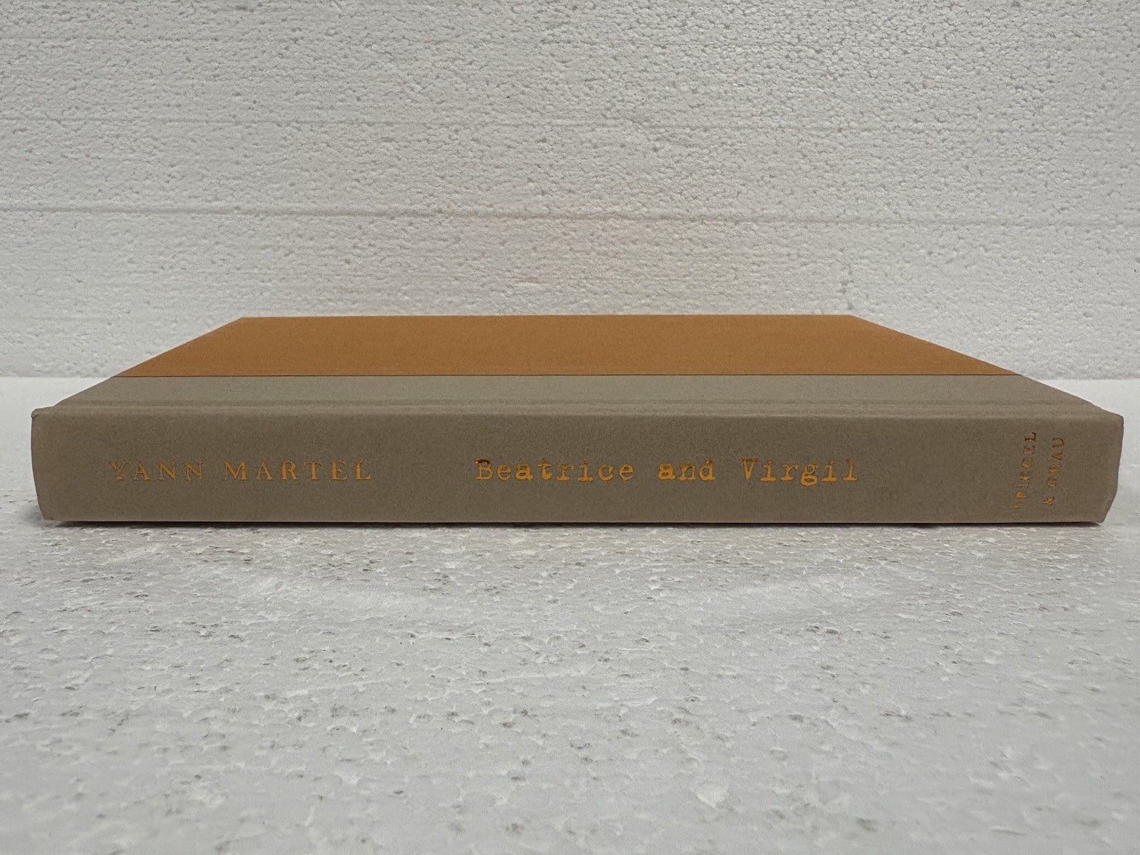 SIGNED, BEATRICE and VIRGIL by Yann Martel, 2010, First Edition/1st Printing