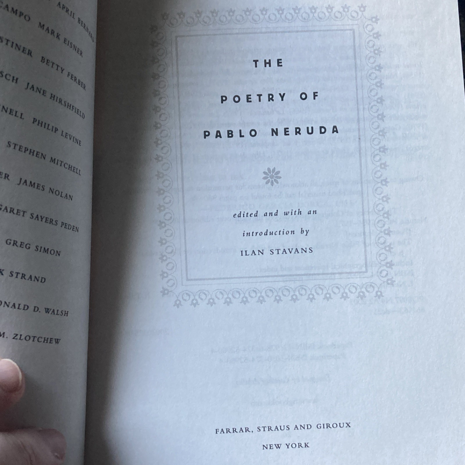 Farrar, Straus & Giroux – The Poetry of Pablo Neruda – Trade Paperback 2005