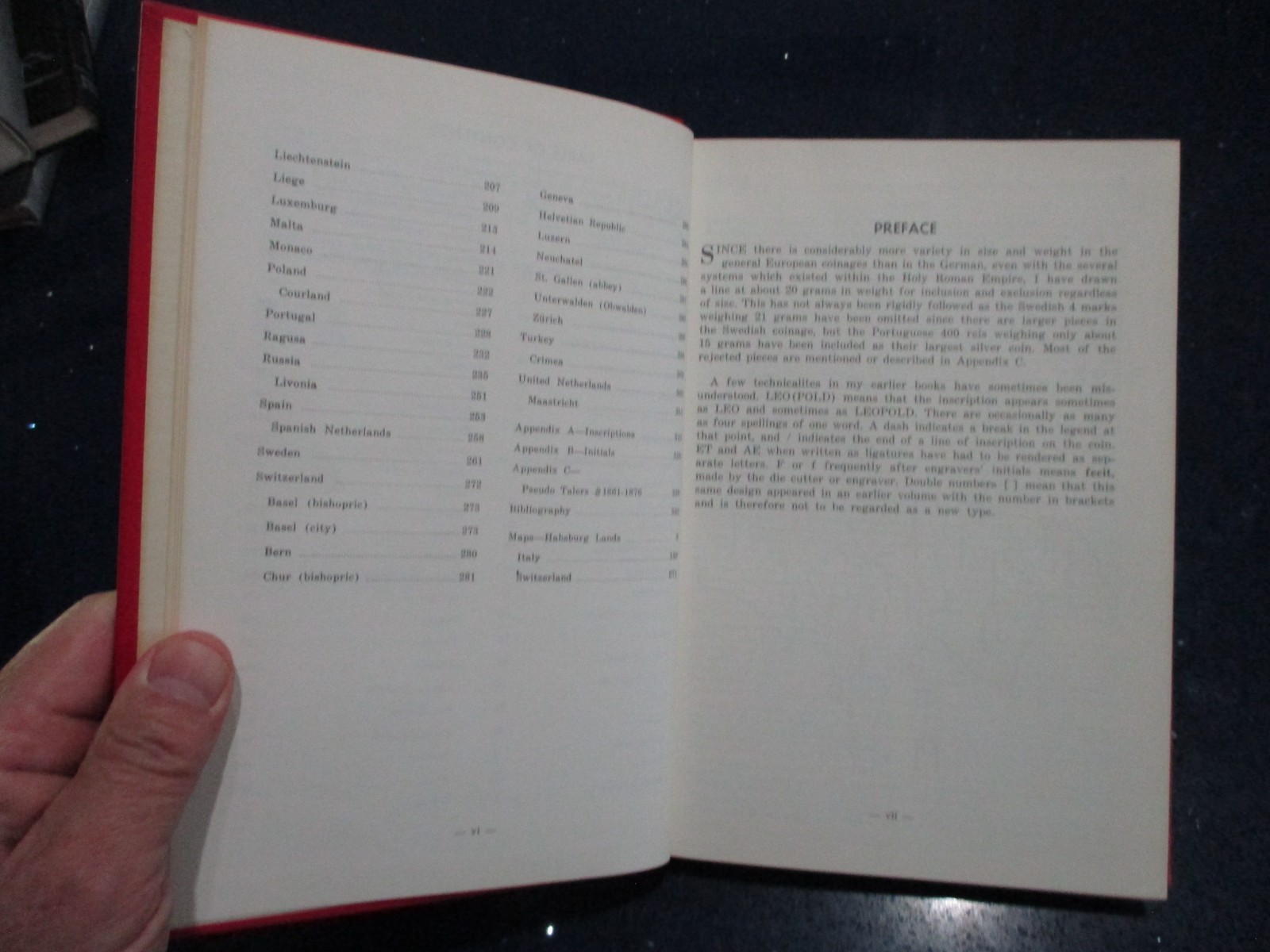EUROPEAN CROWNS 1700-1800 Coin Book by John S Davenport w/ ORIGINAL VALUE SHEET!