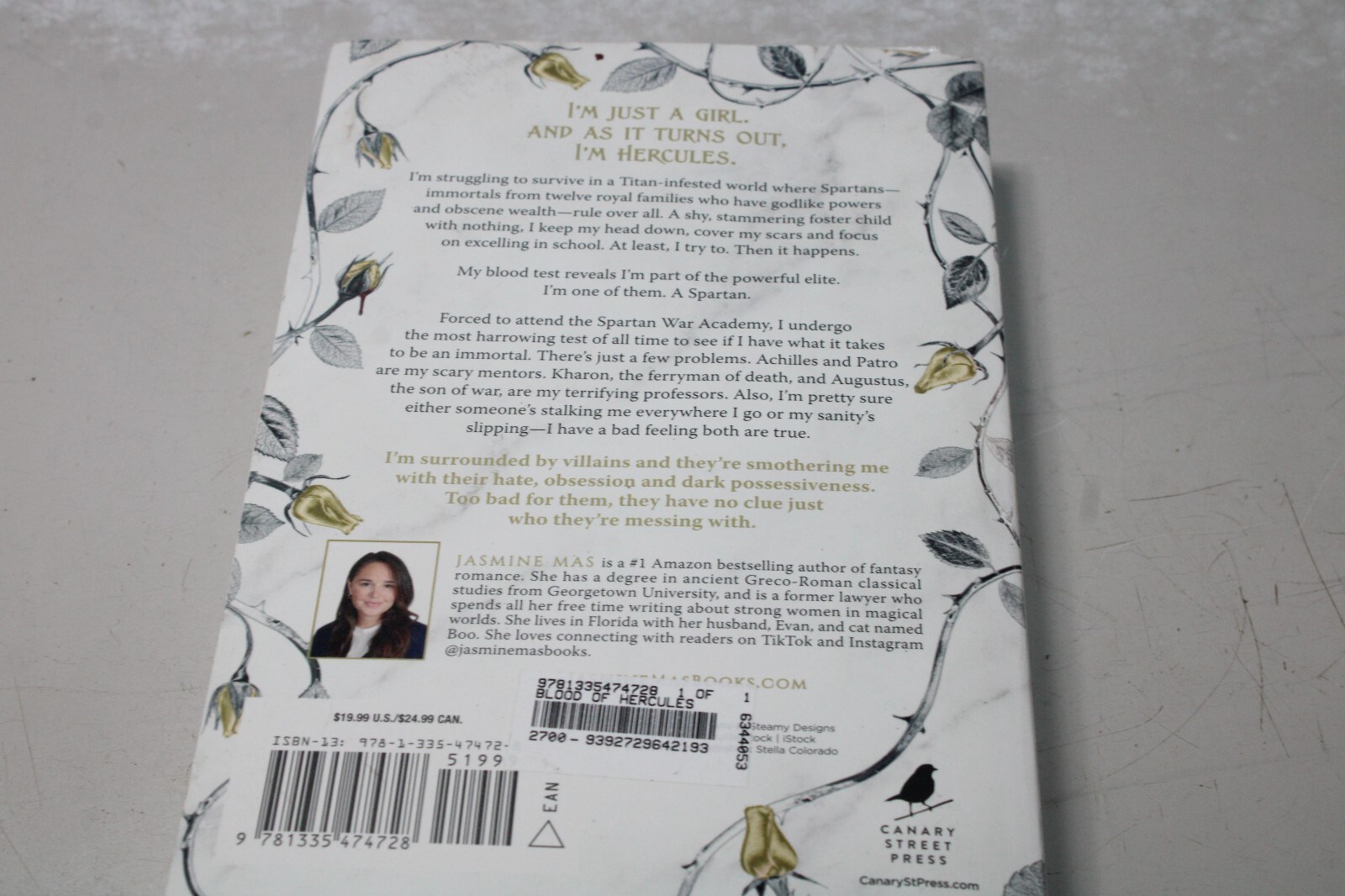 Blood of Hercules by Jasmine Mas (2024, Trade Paperback) 479 Pages