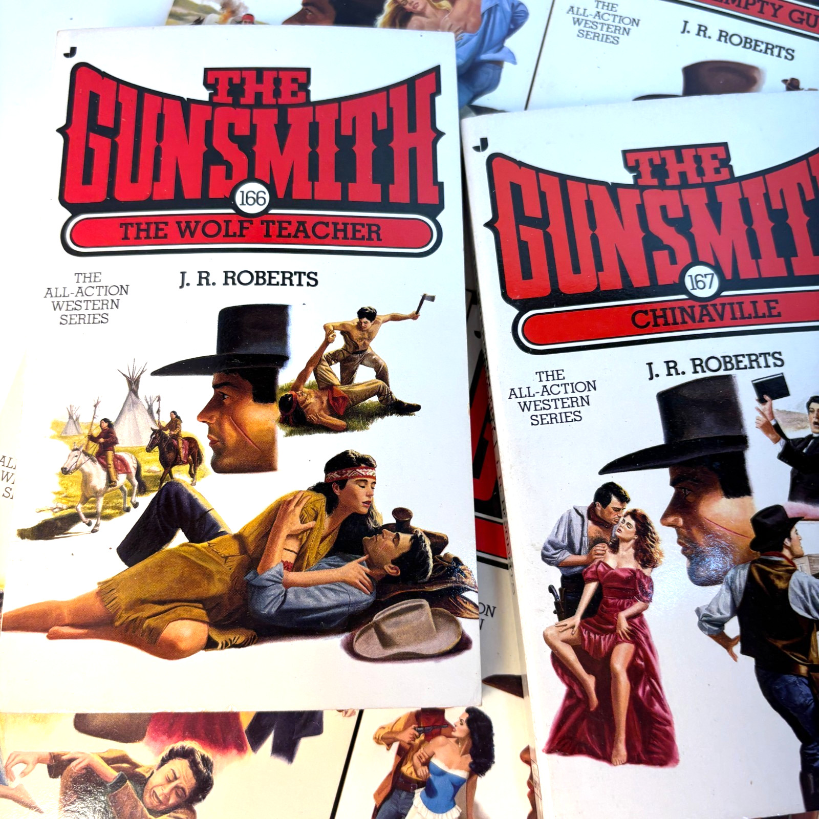 The Gunsmith Series – JR Roberts Lot of 9 Paperbacks Vols. #160-168