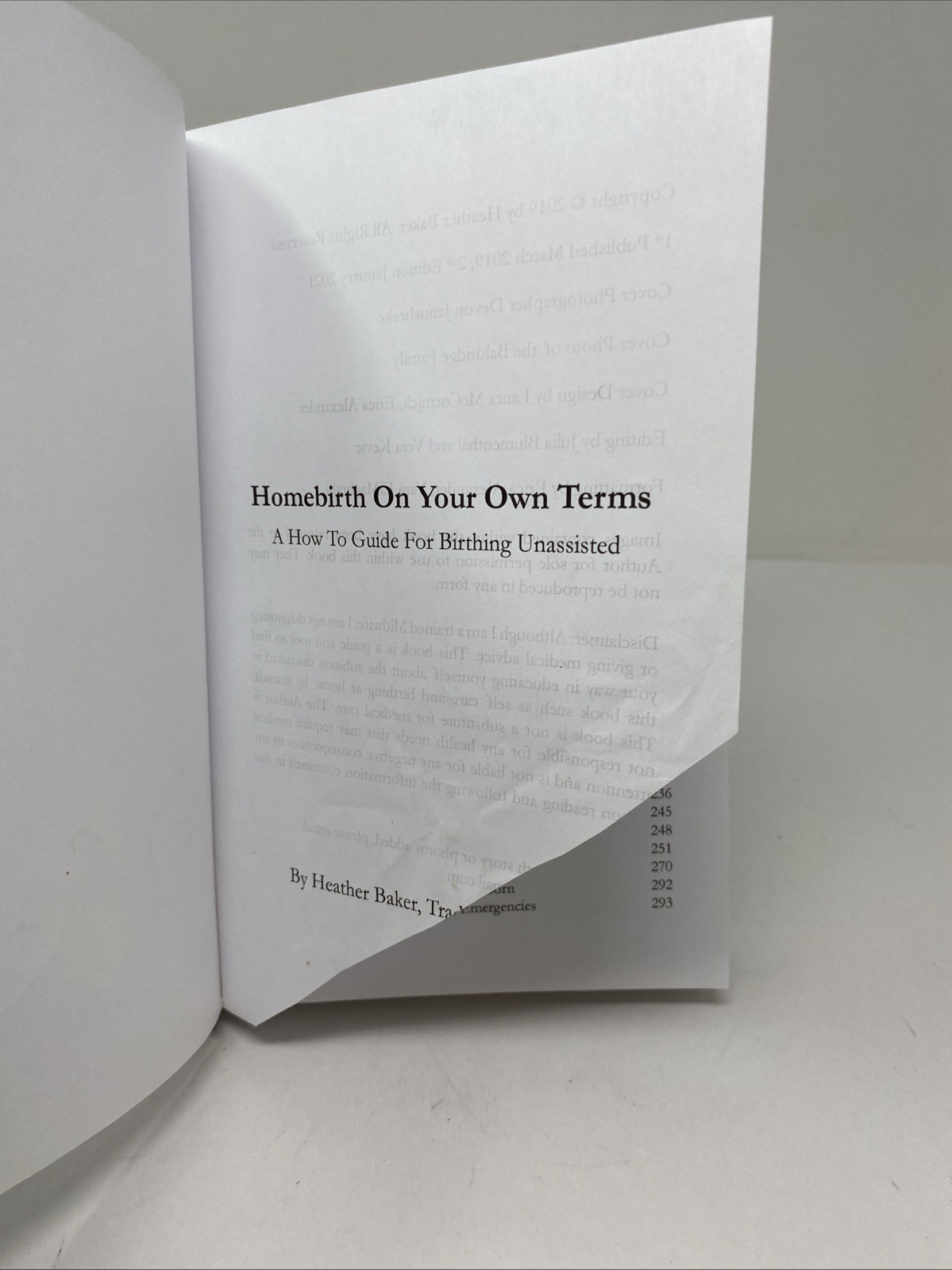 Home Birth on Your Own Terms : A How to Guide for Birthing Unassisted Baker 2021