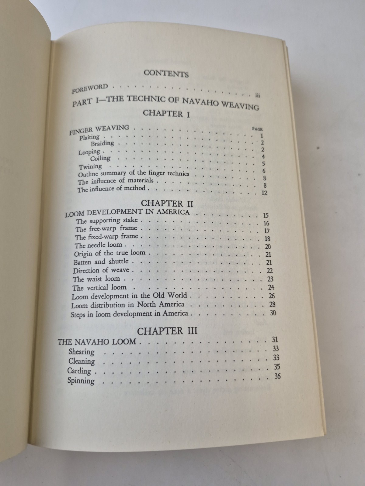Navaho Weaving It’s Technic and It’s History Charles Avery Amsden 1964 1st Ed